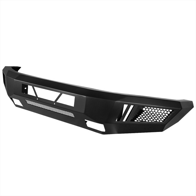 Spec-D Tuning F-150 Heavy Duty Steel Front Bumper w/ LED Light Ports - Textured Black (2009-2014) - Image Spec-D Tuning F-150 Heavy Duty Steel Front Bumper w/ LED Light Ports - Textured Black (2009-2014) - Image