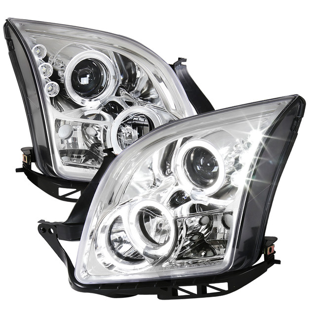 Spec-D Tuning Fusion Dual Halo Projector Headlights - Chrome Housing, Clear Lens (2006-2009) - Image Spec-D Tuning Fusion Dual Halo Projector Headlights - Chrome Housing, Clear Lens (2006-2009) - Image
