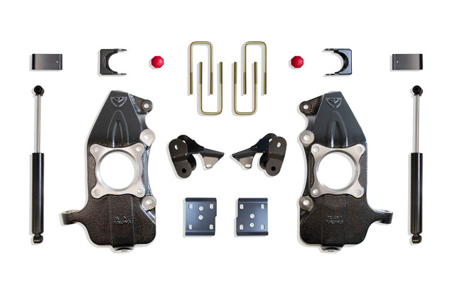 MaxTrac F-150 2WD Lowering Kit Spindles for 22"+ Rims- 2"/4" (2021-2025) - Image MaxTrac F-150 2WD Lowering Kit Spindles for 22"+ Rims- 2"/4" (2021-2025) - Image