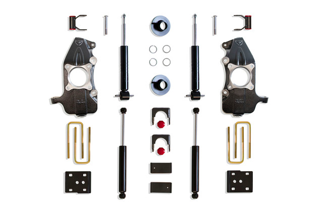 MaxTrac F-150 2WD Lowering Kit for 22"+ Rims- 3"/5" (2021-2025) - Image