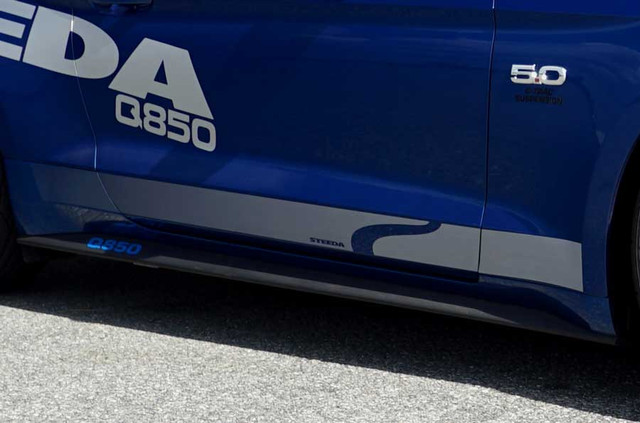 Steeda Mustang Sidewinder Decal - Silver (2015-2023) - Image