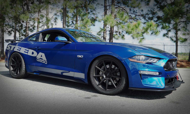 Steeda Mustang Sidewinder Decal - Silver (2015-2023) - Image