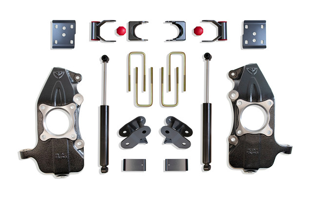 MaxTrac F-150 4WD Lowering Kit Spindles for 22"+ Rims- 2"/4" (2021-2024) - Image MaxTrac F-150 4WD Lowering Kit Spindles for 22"+ Rims- 2"/4" (2021-2024) - Image