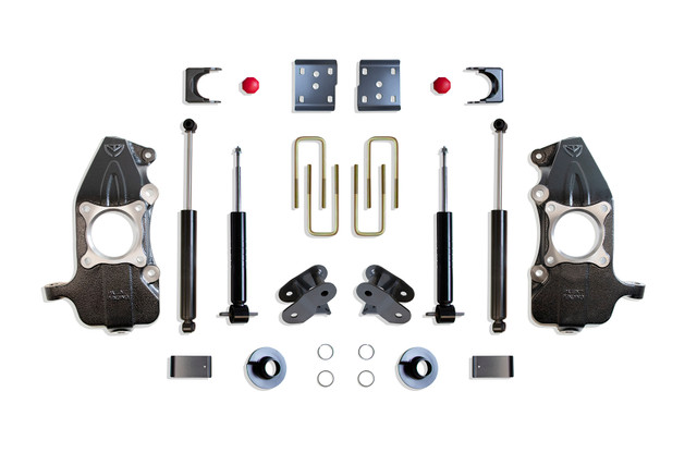 MaxTrac F-150 4WD Lowering Kit for 22"+ Rims- 3"/5" (2021-2024) - Image