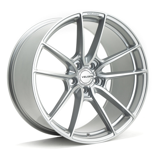 Velgen Wheels Mustang VF5 Gloss Silver Wheel - 19x11 (2015-2025) - Image Velgen Wheels Mustang VF5 Gloss Silver Wheel - 19x11 (2015-2025) - Image