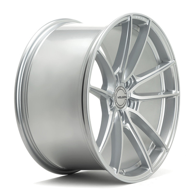 Velgen Wheels Mustang VF5 Gloss Silver Wheel - 19x10 (2015-2025) - Image Velgen Wheels Mustang VF5 Gloss Silver Wheel - 19x10 (2015-2025) - Image
