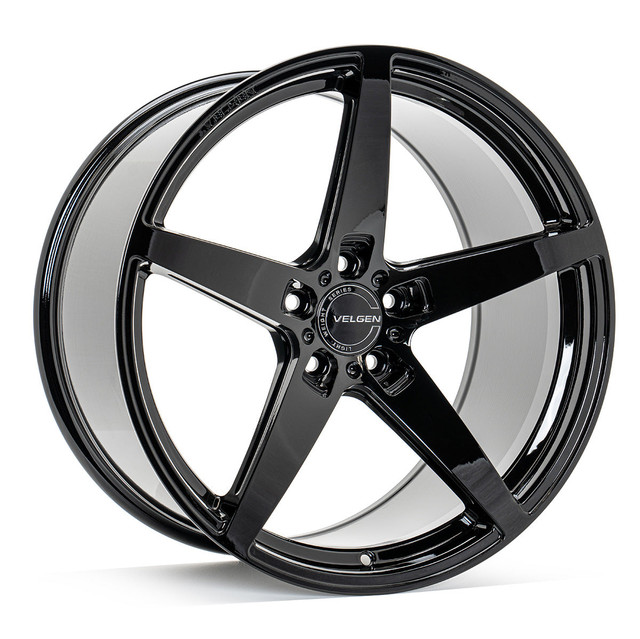 Velgen Wheels Mustang GT500 VF Classic5 V2 Gloss Black Wheel - 20x11 (2020-2023) - Image Velgen Wheels Mustang GT500 VF Classic5 V2 Gloss Black Wheel - 20x11 (2020-2023) - Image