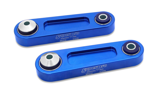 SuperPro Mustang Rear Integral Vertical Links w/ Polyurethane Bushings (2015-2023) - Image SuperPro Mustang Rear Integral Vertical Links w/ Polyurethane Bushings (2015-2023) - Image