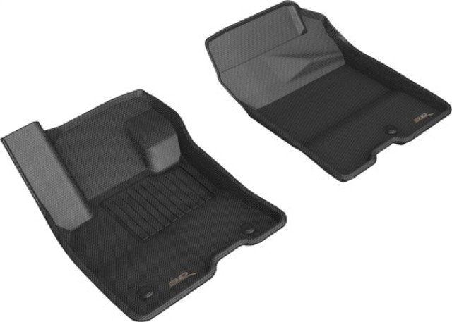 3D MAXpider Maverick Hybrid Kagu All-Weather Front Floor Liners - Black (2022-2025) - Image