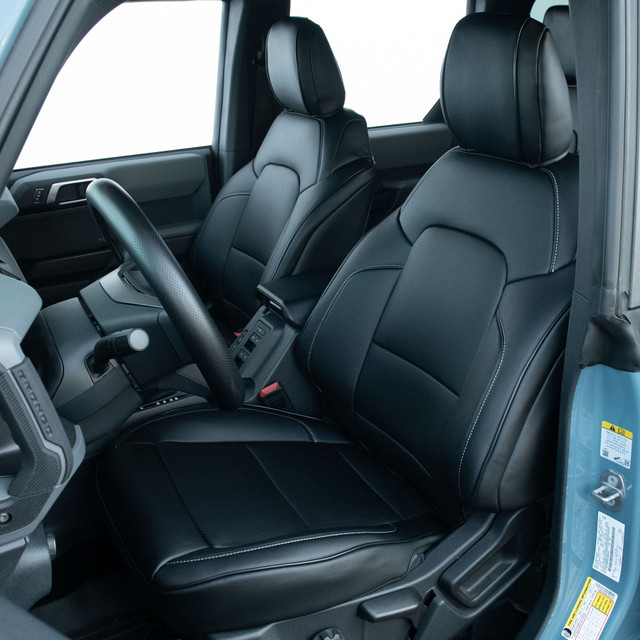 Kustom Interior Bronco 2-Door Artificial Leather Seat Covers (2021-2026) - Image Kustom Interior Bronco 2-Door Artificial Leather Seat Covers (2021-2026) - Image