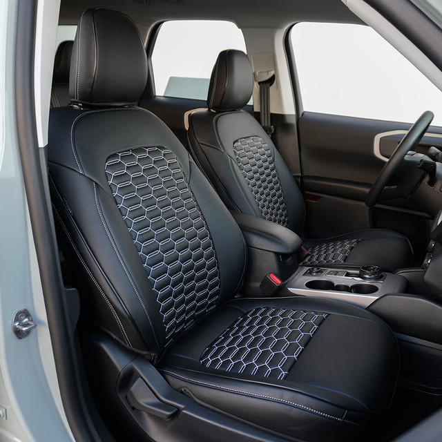 Kustom Interior Bronco Sport Artificial Leather Seat Covers (2021-2026) - Image Kustom Interior Bronco Sport Artificial Leather Seat Covers (2021-2026) - Image