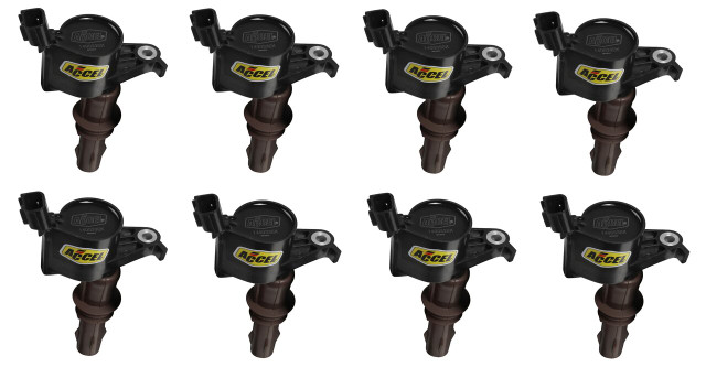 ACCEL Mustang/F-150 4.6L/5.4L 3V Supercoil Ignition Coil Set - Black Ext Boot (2008-2012) - Image ACCEL Mustang/F-150 4.6L/5.4L 3V Supercoil Ignition Coil Set - Black Ext Boot (2008-2012) - Image