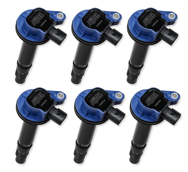 ACCEL Mustang/F-150/Explorer 3.5L/3.7L Supercoil Ignition Coil Set - Blue (2011-2014) - Image ACCEL Mustang/F-150/Explorer 3.5L/3.7L Supercoil Ignition Coil Set - Blue (2011-2014) - Image