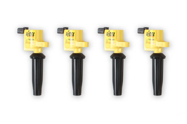ACCEL Focus/Escape 2.3L Supercoil Ignition Coil Set - Yellow (2003-2008) - Image