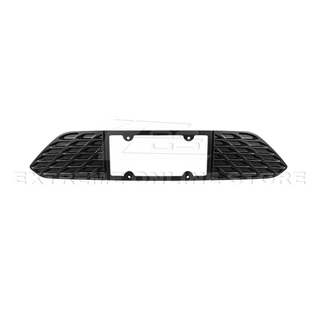 EOS Mustang Rear License Plate Frame Trim Cover - Matte Black (2015-2023) - Image EOS Mustang Rear License Plate Frame Trim Cover - Matte Black (2015-2023) - Image
