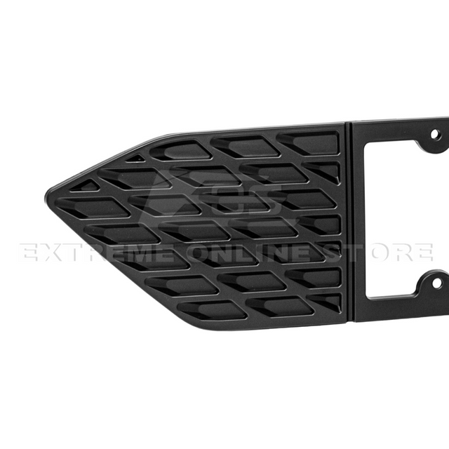 EOS Mustang Rear License Plate Frame Trim Cover - Matte Black (2024-2026) - Image EOS Mustang Rear License Plate Frame Trim Cover - Matte Black (2024-2026) - Image