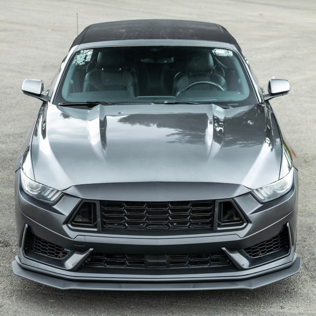 EOS Mustang Dark Horse Conversion Front Bumper Kit - Primed Black (2015-2017) - Image EOS Mustang Dark Horse Conversion Front Bumper Kit - Primed Black (2015-2017) - Image