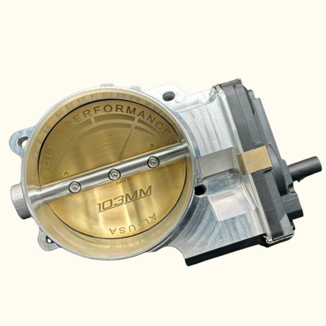 Soler Performance Mustang Bullitt/Mach 1 High Performance Billet 103mm Throttle Body (2019-2023) - Image Soler Performance Mustang Bullitt/Mach 1 High Performance Billet 103mm Throttle Body (2019-2023) - Image