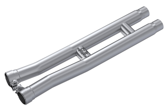 MBRP Mustang GT 2.5 Inch Resonator Delete H-Pipe T409 (2015-2026) - Image