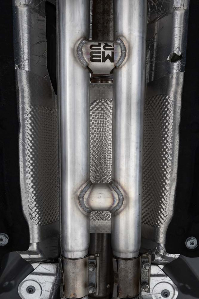 MBRP Mustang GT 2.5 Inch Resonator Delete H-Pipe T409 (2015-2026) - Image