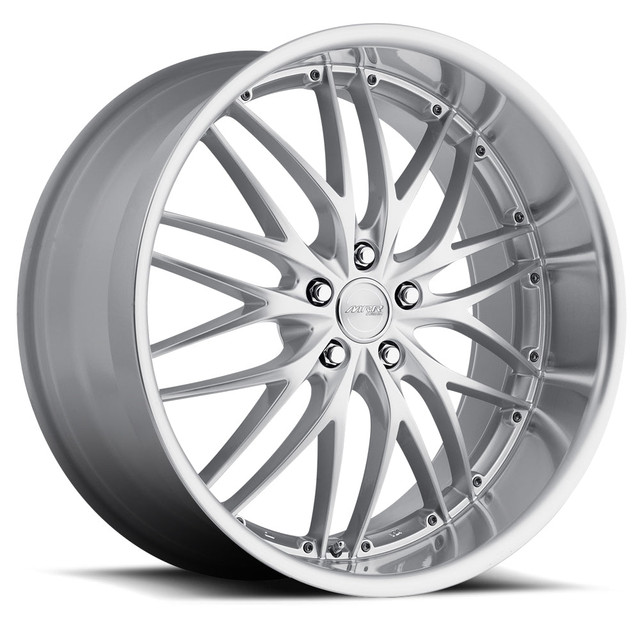 MRR Mustang GT1 Hyper Silver w/ Machine Lip Wheel - 19x9.5 (2015-2026) - Image