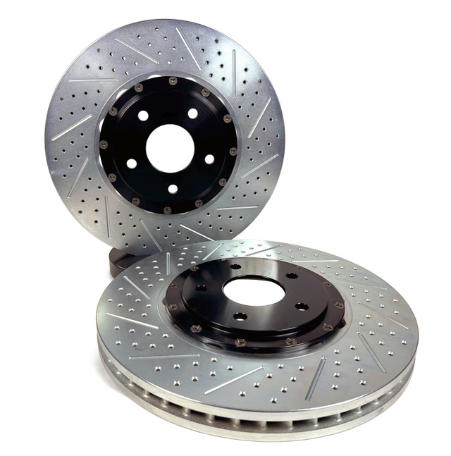 Baer Mustang EradiSpeed+ Front 2pc Performance Brake Rotor Pair - SDZ (2024-2026) - Image