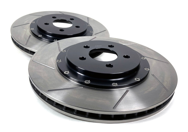 Baer Mustang EradiSpeed+ Rear 2pc Performance Brake Rotor Pair - Slotted (2024-2026) - Image