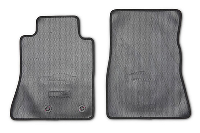 Ford Performance Mustang Black Embroidered Front Floor Mats (2015-2025) - Image