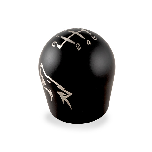 Billetworkz Mustang 6-Speed Short Teardrop Weighted Shift Knob - Coyote Engraved (2015-2026) - Image Billetworkz Mustang 6-Speed Short Teardrop Weighted Shift Knob - Coyote Engraved (2015-2026) - Image
