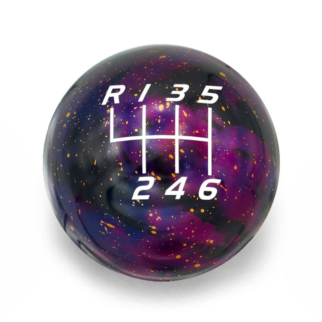 Billetworkz Mustang 6-Speed Short Teardrop Shift Knob - Cosmic/Velocity Engraved (2015-2026) - Image Billetworkz Mustang 6-Speed Short Teardrop Shift Knob - Cosmic/Velocity Engraved (2015-2026) - Image