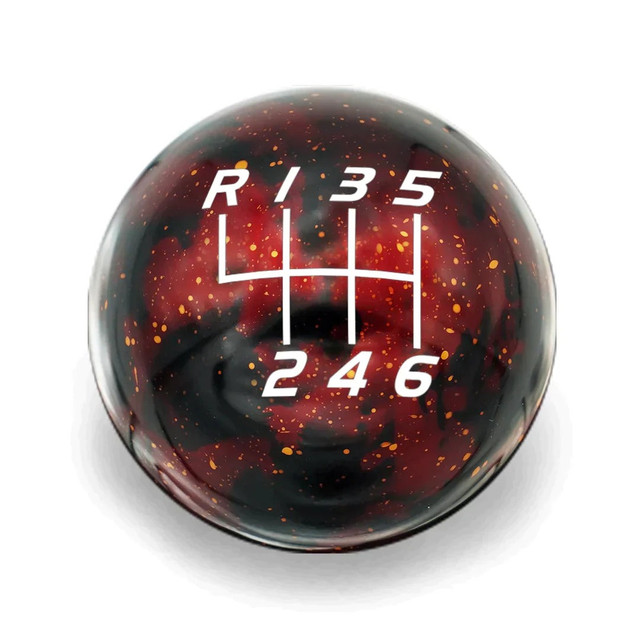 Billetworkz Mustang 6-Speed Sphere Shift Knob - Cosmic/Velocity Engraved (2011-2014) - Image
