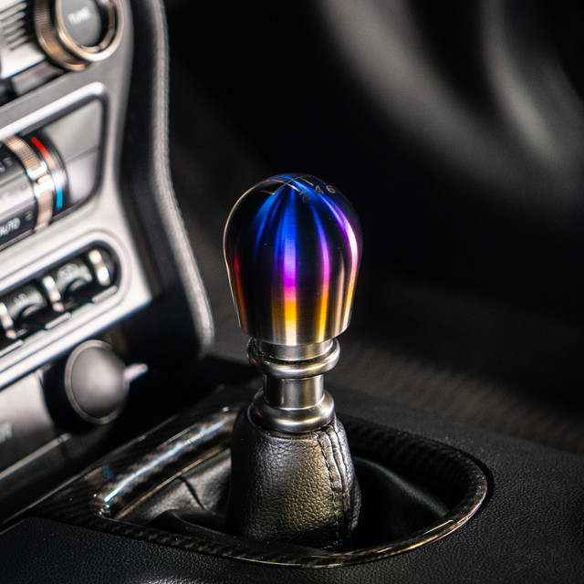 Billetworkz Focus ST/RS 6-Speed Short Teardrop Titanium Shift Knob - Velocity Engraved (2013-2018) - Image