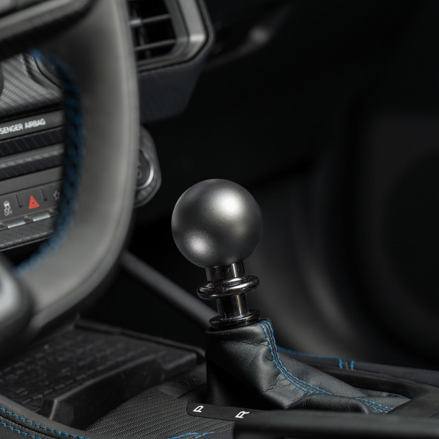 Billetworkz Mustang Auto Shift Knob w/ Black Adapter - Cosmic/Plain (2015-2026) - Image Billetworkz Mustang Auto Shift Knob w/ Black Adapter - Cosmic/Plain (2015-2026) - Image