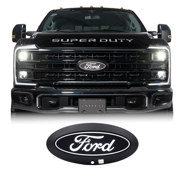 Putco 92801 Super Duty Luminix White LED Front Grille Emblem w