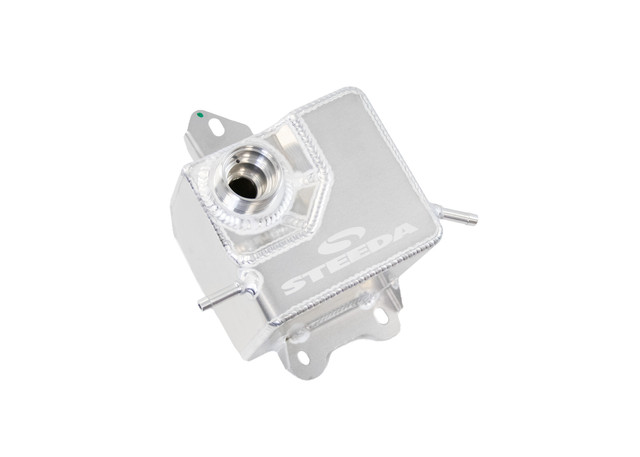 Steeda 555-0600 Mustang Coolant Expansion Tank Black (15-23)