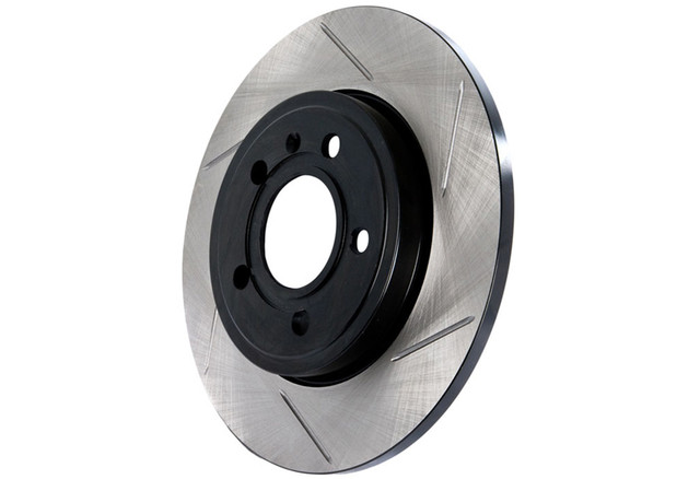 StopTech Slotted Focus Rear Rotors - Pair (2012-2018 All) - Image