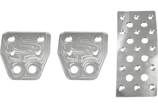 Steeda Mustang Aluminum Pedal Covers - Manual (2005-2014) - Image