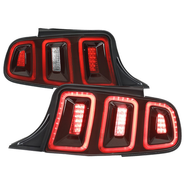 Morimoto Mustang XB LED Facelift Tail Lights - Smoked (2010-2012