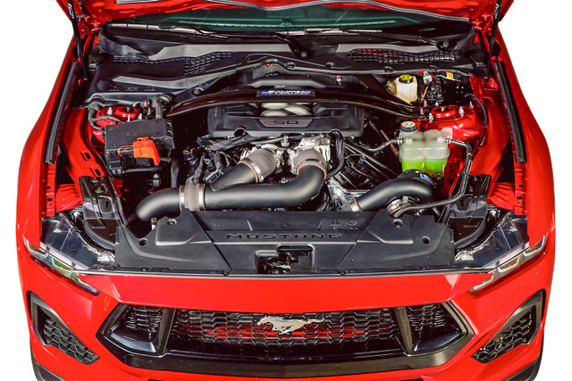 Vortech 4FQ218-820L Mustang GT Tuner Kit - Satin Finish (24-26)