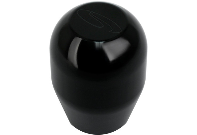 Steeda Focus/Fiesta ST Premium Shift Knob - Black/Steeda Logo (2013-2014) - Image