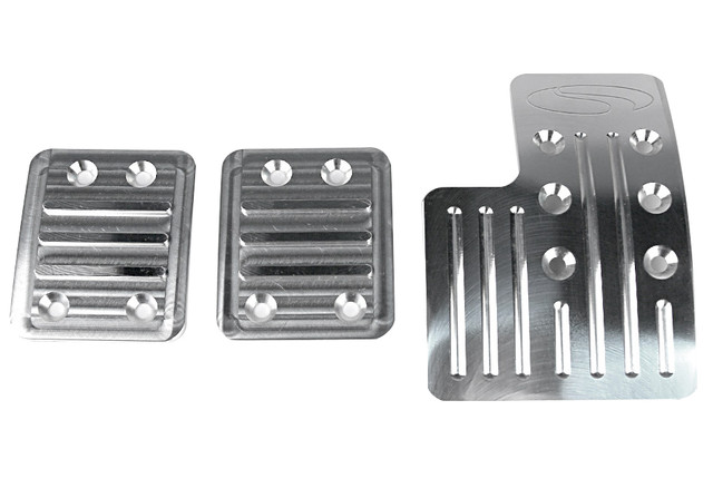 Steeda Focus ST/RS Premium Aluminum Heel/Toe Pedal Kit (2013-2018) - Image