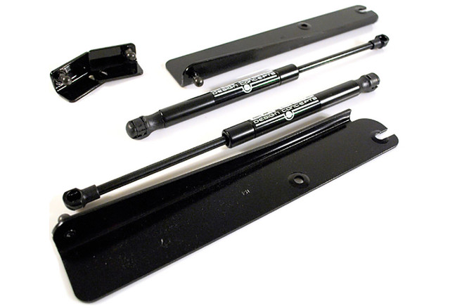 Classic Design Concepts Mustang Hood Strut Kit - Black (2005-2014) - Image Classic Design Concepts Mustang Hood Strut Kit - Black (2005-2014) - Image