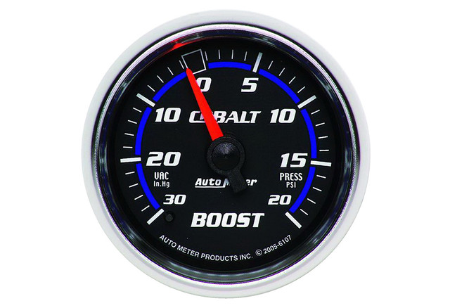 Autometer Cobalt Mechanical Boost/Vacuum Gauge - Image