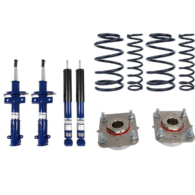 Steeda Pro-Action Mustang Sport Lowering Spring/Shock/Strut Mount Package (2011-2014) - Image