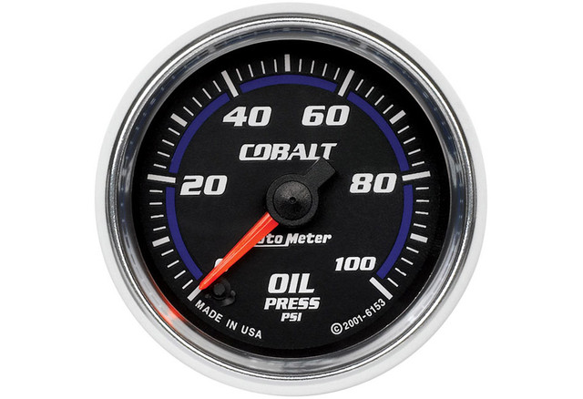 Autometer Cobalt Electric Oil Pressure Gauge - Image