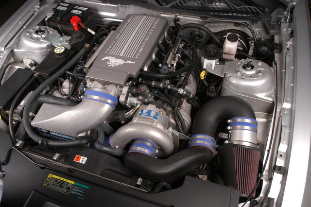 Vortech Mustang GT V-3 Si Supercharger Complete System - High Output - Black Finish (2010) - Image Vortech Mustang GT V-3 Si Supercharger Complete System - High Output - Black Finish (2010) - Image