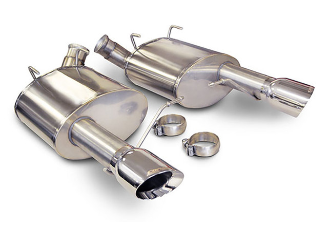 Corsa Mustang GT/BOSS 302 3" Sport Axle-Back Exhaust - Polished Pro-Series Tips (2011-2014) - Image Corsa Mustang GT/BOSS 302 3" Sport Axle-Back Exhaust - Polished Pro-Series Tips (2011-2014) - Image