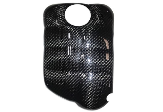 California Pony Cars Focus Carbon Fiber Coolant Tank Cover (2012-2018 All) - Image