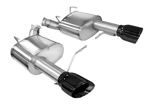 Corsa Mustang GT/BOSS 302 3" Sport Axle-Back Exhaust - Black Pro-Series Tips (2011-2014) - Image Corsa Mustang GT/BOSS 302 3" Sport Axle-Back Exhaust - Black Pro-Series Tips (2011-2014) - Image