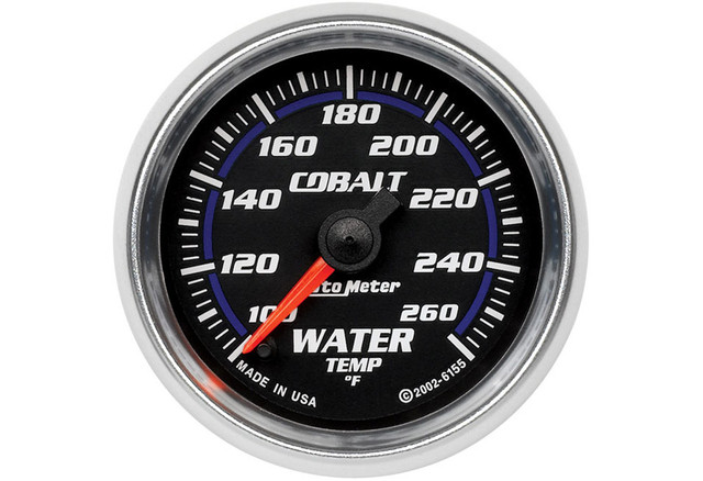 Autometer Cobalt Electric Water Temperature Gauge - Image